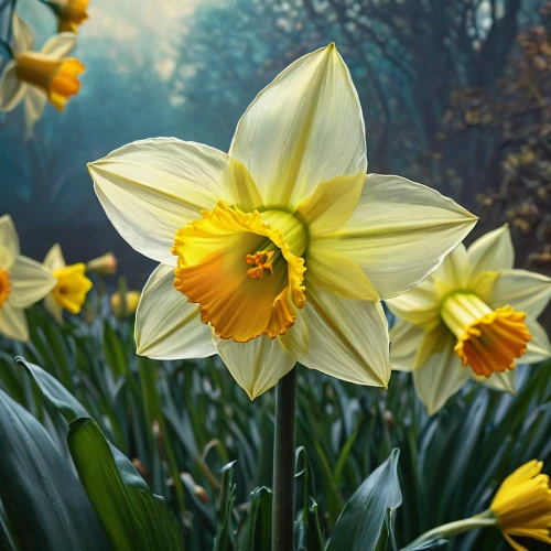 daffodils,yellow daffodils,tulip background,yellow daffodil,daffodil,the trumpet daffodil,narcissus,spring background,jonquils,springtime background,flower background,daffodil field,yellow tulips,flowers png,narcissus pseudonarcissus,wild tulips,daf daffodil,easter background,tulip flowers,narcissus of the poets,Conceptual Art,Fantasy,Fantasy 05