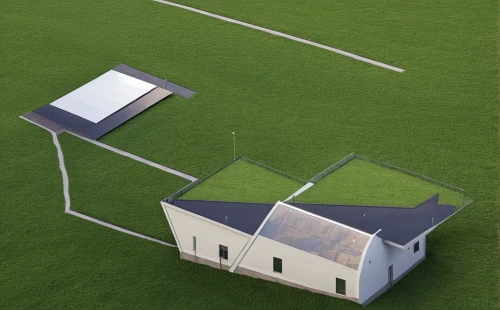 turf roof,gable field,grass roof,house roofs,cube stilt houses,flat roof,house roof,roof landscape,football pitch,roof structures,soccer field,folding roof,weathervane design,metal roof,wind generator,roof panels,artificial turf,wind turbine,football field,housetop,Photography,General,Realistic