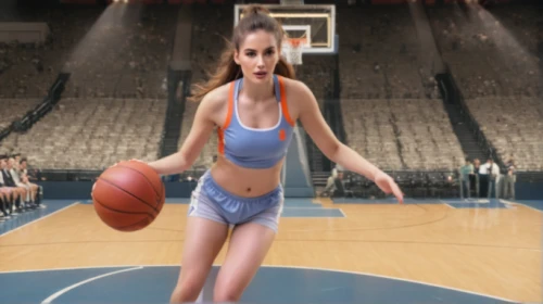 sports girl,basketball player,woman's basketball,women's basketball,basketball,nba,sports uniform,sports game,indoor games and sports,streetball,outdoor basketball,sports gear,playing sports,net sports,anime 3d,basketball moves,girls basketball,shooting sport,wall & ball sports,digital compositing