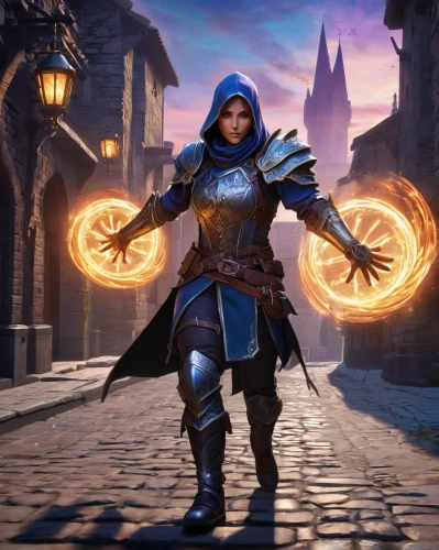 dodge warlock,sorceress,blue enchantress,sterntaler,mage,massively multiplayer online role-playing game,kadala,joan of arc,summoner,arcanum,paladin,heroic fantasy,candlemaker,merida,vax figure,magic grimoire,show off aurora,magus,prejmer,magistrate,Illustration,Realistic Fantasy,Realistic Fantasy 20