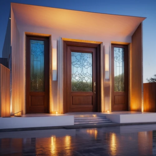 landscape lighting,security lighting,landscape design sydney,landscape designers sydney,exterior decoration,gold stucco frame,metallic door,visual effect lighting,3d rendering,hinged doors,corten steel,plantation shutters,garden design sydney,the threshold of the house,luxury property,ornamental dividers,build by mirza golam pir,glass facade,house entrance,contemporary decor