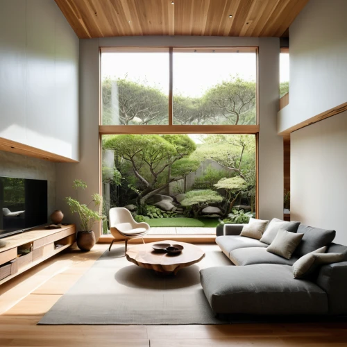 japanese-style room,modern living room,wooden windows,interior modern design,californian white oak,landscape design sydney,japanese architecture,living room,wood window,sitting room,contemporary decor,livingroom,modern decor,landscape designers sydney,smart home,living room modern tv,home interior,modern room,garden design sydney,japanese zen garden,Photography,General,Natural