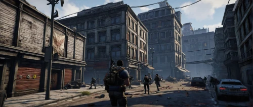 st-denis,warsaw uprising,narrow street,old linden alley,destroyed city,de ville,alleyway,blind alley,the cobbled streets,the street,fallout4,street scene,street canyon,greystreet,townscape,old city,black city,city life,post apocalyptic,screenshot,Conceptual Art,Sci-Fi,Sci-Fi 18