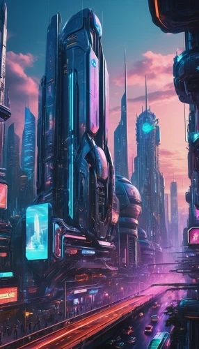 futuristic landscape,futuristic,cyberpunk,metropolis,scifi,fantasy city,dystopian,cityscape,dystopia,sci - fi,sci-fi,colorful city,futuristic architecture,sci fi,sci fiction illustration,cities,cyberspace,harbour city,city cities,vast,Conceptual Art,Sci-Fi,Sci-Fi 03