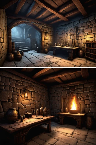 luxury bathroom,visual effect lighting,collected game assets,fireplaces,stone oven,spa items,backgrounds texture,rooms,laundry room,basement,backgrounds,remodeling,dungeons,consulting room,dungeon,tuff stone dwellings,wooden sauna,blackhouse,skyrim,cold room,Illustration,Retro,Retro 09
