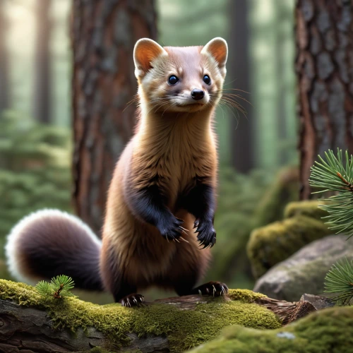 mustelid,marten,mustelidae,polecat,weasel,long tailed weasel,north american raccoon,eurasian squirrel,anthropomorphized animals,coatimundi,eurasian red squirrel,ring-tailed,sciurus,conker,woodland animals,abert's squirrel,forest animal,cute animal,squirell,ferret,Photography,General,Realistic