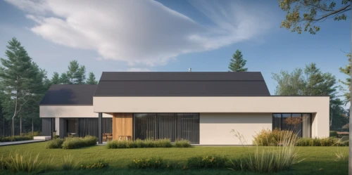 modern house,3d rendering,smart home,mid century house,render,dunes house,inverted cottage,residential house,eco-construction,timber house,modern architecture,smart house,folding roof,danish house,crown render,house shape,grass roof,wooden house,archidaily,flat roof,Photography,General,Realistic