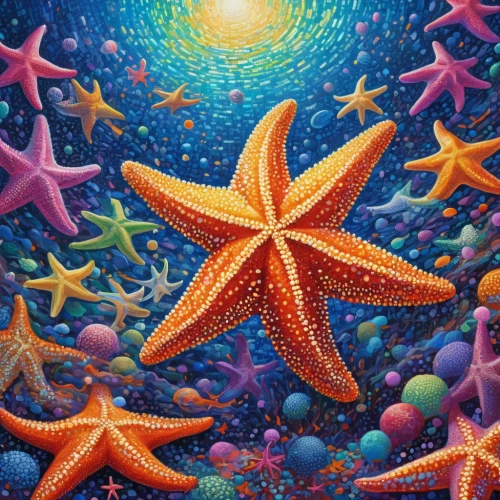 starfishes,colorful star scatters,colorful stars,starfish,star pattern,sea star,nautical star,hanging stars,cinnamon stars,baby stars,star scatter,starscape,star abstract,the stars,stars,star flower,christ star,star sky,christmasstars,star winds,Conceptual Art,Daily,Daily 31