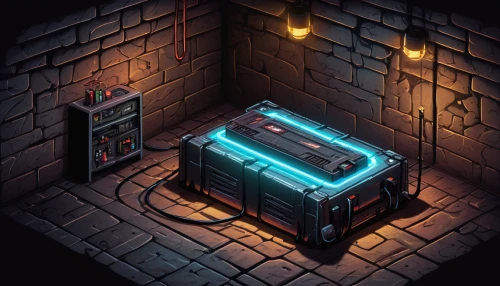 treasure chest,music chest,barebone computer,cosmetics counter,digital safe,electric generator,courier box,battery cell,toolbox,battery icon,cistern,gas tank,generator,furnace,collected game assets,power inverter,transistor checking,savings box,suitcase,generators,Illustration,Abstract Fantasy,Abstract Fantasy 02