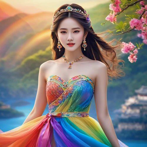 colorful background,rainbow background,rainbow rose,rainbow unicorn,colorful heart,miss vietnam,oriental princess,background colorful,fairy queen,rainbow waves,rainbow colors,colorful floral,unicorn and rainbow,flower fairy,colorful roses,rainbow color palette,beautiful girl with flowers,hanbok,rainbow butterflies,fantasy picture