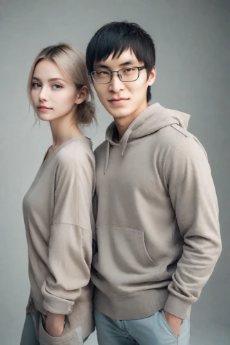 young couple,uniqlo,kimjongilia,couple - relationship,couple,long-sleeved t-shirt,menswear for women,advertising clothes,partnerlook,portrait photographers,two people,man and woman,couple goal,product photos,couple boy and girl owl,knitting clothing,polo shirts,korean,polar fleece,portrait background,Photography,Realistic