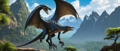 dragon of earth,draconic,black dragon,forest dragon,heroic fantasy,dragon,dragon tree,painted dragon,dragon li,pterodactyls,fantasy picture,dragons,charizard,green dragon,pterosaur,wyrm,dragon design,pterodactyl,cynorhodon,gryphon,Conceptual Art,Oil color,Oil Color 06