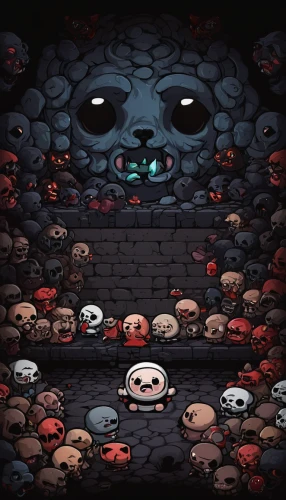 catacombs,crowded,wall of tears,hall of the fallen,crowds,the wolf pit,crowd,concert crowd,dark world,pit cave,pixel art,phobia,the crowd,one room,bombyx mori,the sheep,sheep head,devil wall,a meeting,halloween poster,Illustration,Realistic Fantasy,Realistic Fantasy 08