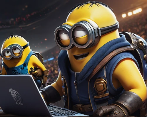 minions,minion tim,minion,dancing dave minion,despicable me,call center,musicians,crypto mining,call centre,desktop support,disc jockey,e-sports,miners,mixing engineer,advisors,disk jockey,civil defense,cybersecurity,minion hulk,dispatcher,Illustration,Paper based,Paper Based 16