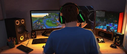 dual screen,monitors,virtual world,studio monitor,gamer zone,multi-screen,gaming,gamers round,pc game,music workstation,monitor wall,playing room,video gaming,computer game,game room,rendering,headset profile,computer graphics,wireless headset,e-sports,Art,Classical Oil Painting,Classical Oil Painting 32