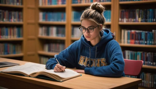 girl studying,librarian,scholar,academic,to study,correspondence courses,distance learning,tutoring,student,adult education,student information systems,university library,reading glasses,college student,study room,digitization of library,library,distance-learning,online courses,girl at the computer,Illustration,Realistic Fantasy,Realistic Fantasy 22
