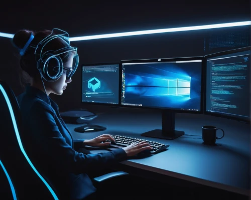monitors,computer desk,computer workstation,connectcompetition,lures and buy new desktop,computer room,monitor wall,fractal design,lan,night administrator,blur office background,computer business,computer monitor,computer addiction,desktop support,man with a computer,crypto mining,computer program,wireless headset,monitor,Photography,Fashion Photography,Fashion Photography 05