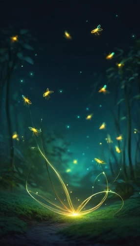 fireflies,firefly,glowworm,mayflies,dandelion seeds,fairy forest,fairy lanterns,surface lure,dandelion background,dragonflies,fairies,dandelion flying,bioluminescence,fairy world,flying dandelions,flying seeds,dandelion field,forest fish,fairy galaxy,fairies aloft,Illustration,Realistic Fantasy,Realistic Fantasy 01