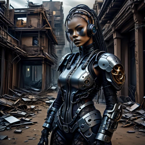 cyborg,streampunk,female warrior,head woman,carapace,sci fi,cyberpunk,scifi,nova,alien warrior,armor,war machine,cybernetics,armored,breastplate,heavy armour,symetra,cosplay image,echo,digital compositing