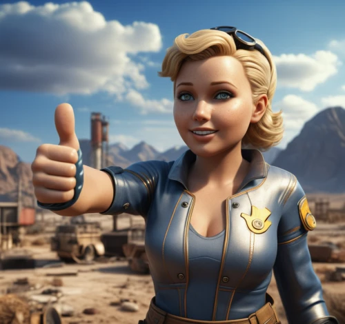 fallout4,fallout,pubg mascot,thumbs up,fresh fallout,thumbs-up,thumbs signal,lady pointing,handshake icon,warning finger icon,lady medic,elsa,io,waving hello,captain marvel,snipey,thumbs down,thumb up,steam release,fist bump,Photography,General,Realistic