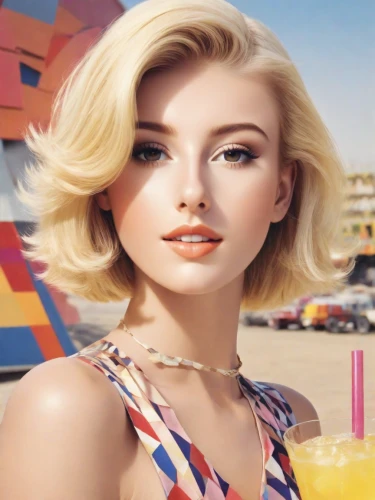 gena rolands-hollywood,barbie doll,pop art girl,girl-in-pop-art,blonde woman,retro girl,retro woman,60s,short blond hair,pompadour,barbie,popart,cool blonde,blonde girl,model years 1958 to 1967,doll's facial features,blond girl,retro women,dahlia,marylyn monroe - female