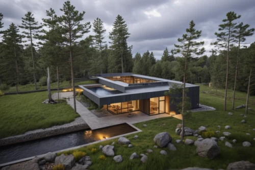 house in mountains,modern house,house in the mountains,modern architecture,house in the forest,cubic house,grass roof,timber house,danish house,roof landscape,eco-construction,cube house,the cabin in the mountains,dunes house,inverted cottage,folding roof,mountain hut,residential house,log home,archidaily