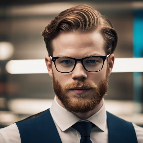 silver framed glasses,reading glasses,man portraits,white-collar worker,management of hair loss,lace round frames,businessman,blur office background,smart look,male model,librarian,black businessman,stock exchange broker,financial advisor,sales person,bloned portrait,oval frame,stock broker,glasses glass,beard,Photography,General,Cinematic