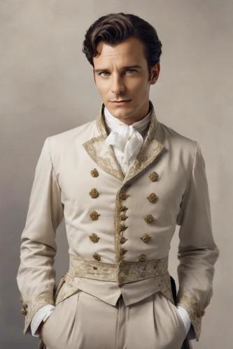 frock coat,cullen skink,abraham lincoln,napoleon bonaparte,cravat,lincoln,a wax dummy,military uniform,male elf,admiral von tromp,the doctor,gentlemanly,men clothes,male model,aristocrat,robert harbeck,jane austen,military officer,prince of wales,butler,Photography,Realistic