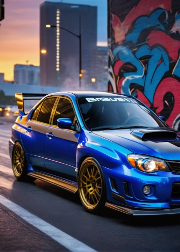 subaru impreza wrx sti,subaru impreza wrx,dodge neon srt-4,subaru impreza,hatchback,subaru,street racing,hot hatch,mitsubishi lancer evolution,skyline,honda civic,chevrolet sonic,subaru legacy,dark blue and gold,civic,3d car wallpaper,sports sedan,ford focus,mitsubishi lancer,chevrolet cobalt,Illustration,Abstract Fantasy,Abstract Fantasy 08