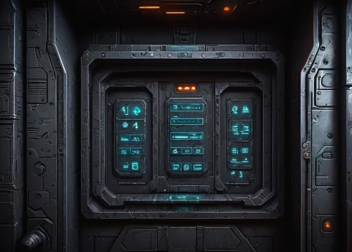 transport panel,compartment,elevators,locker,metallic door,elevator,spaceship space,control panel,docked,digital safe,research station,doors,systems icons,screens,compartments,capsule,shields,blue doors,storage,controls,Photography,Documentary Photography,Documentary Photography 14