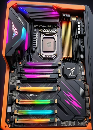 ryzen,graphic card,fractal design,pc,muscular build,amd,gpu,motherboard,processor,neon arrows,multi core,cpu,turbographx,vector,2080ti graphics card,techno color,pro 50,pink vector,500x,compute,Illustration,Japanese style,Japanese Style 03