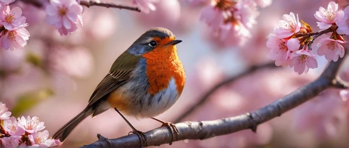spring bird,spring background,springtime background,blue birds and blossom,robin redbreast,japanese sakura background,spring leaf background,spring blossom,spring nature,bird flower,beautiful bird,american robin,bird robin,spring greeting,flower background,european robin,japanese floral background,spring blossoms,rufous,robin redbreast in tree,Art,Classical Oil Painting,Classical Oil Painting 43
