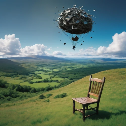 chair in field,chair png,photo manipulation,chair circle,psychotherapy,chair and umbrella,image manipulation,photoshop manipulation,photomanipulation,chair,conceptual photography,digital compositing,photomontage,relativity,falling objects,floral chair,chairs,armchair,sit and wait,photoshop creativity,Illustration,Realistic Fantasy,Realistic Fantasy 36