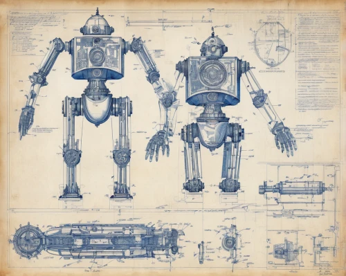 blueprint,blueprints,robotics,robots,industrial robot,droids,droid,robotic,robot,military robot,steampunk,endoskeleton,tin toys,bot,robot icon,cybernetics,machines,mech,mechanical,pioneer 10,Unique,Design,Blueprint