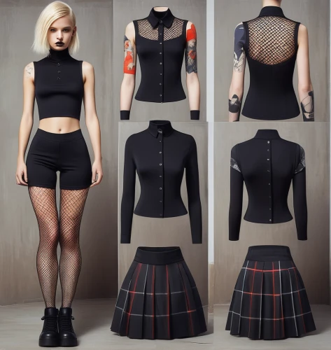 gothic fashion,latex clothing,gothic style,gothic dress,one-piece garment,women's clothing,goth subculture,bodice,goth like,fashion design,asymmetric cut,see-through clothing,gothic,ladies clothes,kilt,punk design,overskirt,geometric style,goth,fashionable clothes,Conceptual Art,Sci-Fi,Sci-Fi 11