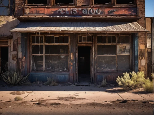 pioneertown,wild west hotel,mojave,route66,route 66,virginia city,ghost town,barstow,wild west,general store,auto repair shop,store fronts,mojave desert,storefront,store front,fallout4,butcher shop,barber shop,ovitt store,high desert,Illustration,Black and White,Black and White 26