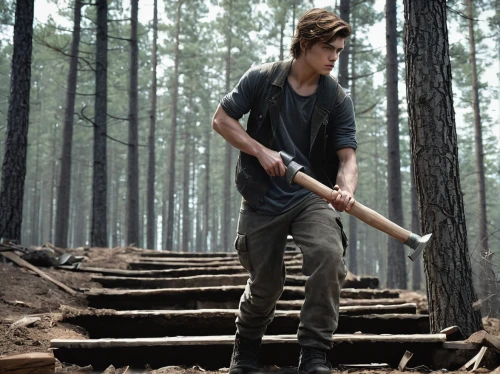 insurgent,woodsman,hatchet,lumberjack,handsaw,sugar pine,chainsaw,newt,pinewood,forestry,the stake,ash wood,divergent,lumber,timber,throwing axe,chop wood,gale,backsaw,hand saw,Conceptual Art,Fantasy,Fantasy 33