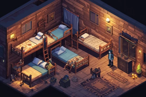 small cabin,small house,apartment house,cabin,tavern,isometric,cottage,inverted cottage,shared apartment,an apartment,rooms,summer cottage,apartment,little house,treasure house,wooden hut,guesthouse,wooden mockup,tenement,dormitory,Unique,Pixel,Pixel 01
