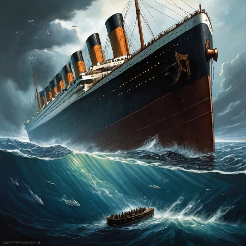 ocean liner,titanic,troopship,sea fantasy,arthur maersk,sinking,arnold maersk,caravel,shipping industry,tour to the sirens,ship releases,the ship,ship of the line,sewol ferry disaster,the day sank,maelstrom,queen mary 2,victory ship,inflation of sail,shipwreck,Conceptual Art,Daily,Daily 01