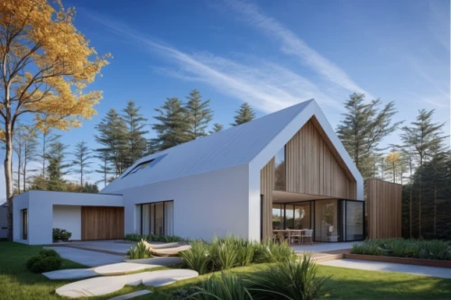 timber house,inverted cottage,dunes house,eco-construction,archidaily,folding roof,modern architecture,house shape,modern house,grass roof,new england style house,housebuilding,frame house,danish house,cubic house,wooden house,kirrarchitecture,residential house,cube house,smart home
