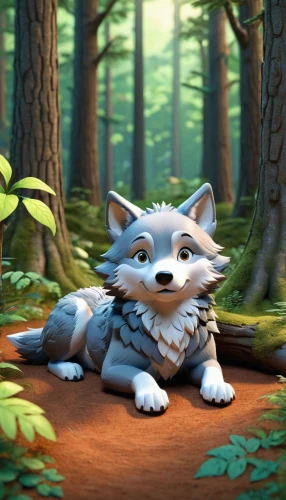 forest background,forest animal,ninebark,canidae,silver fox,in the forest,forest king lion,west siberian laika,forest glade,forest walk,woodland animals,child fox,forest,little fox,dusk background,cute fox,furta,wolf bob,cute cartoon character,woodland,Unique,3D,3D Character
