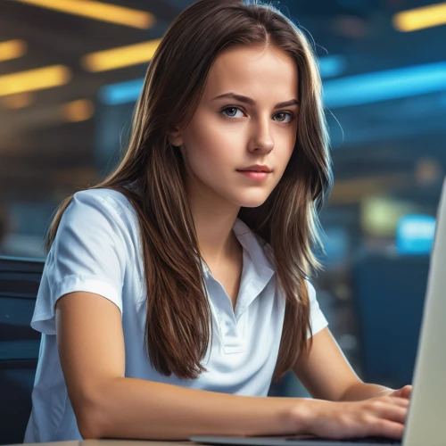 girl at the computer,women in technology,girl studying,online courses,correspondence courses,online course,distance learning,online learning,school administration software,computer code,computer program,student information systems,computer science,publish a book online,digital rights management,computer business,computer addiction,distance-learning,publish e-book online,blur office background,Photography,General,Realistic