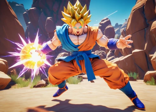 goku,vegeta,son goku,dragon ball,dragonball,takikomi gohan,dragon ball z,fighting stance,fighting poses,trunks,kame sennin,tangelo,aaa,cleanup,power icon,game character,background images,power-up,3d render,stone background,Unique,3D,Low Poly