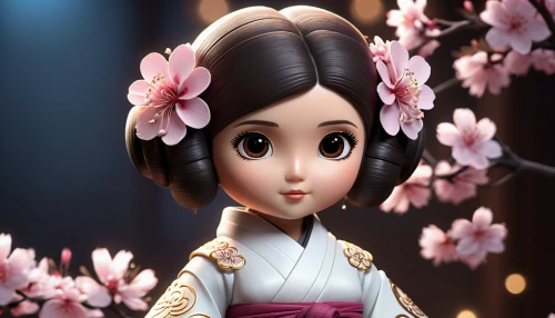 japanese sakura background,plum blossoms,geisha girl,plum blossom,hanbok,jasmine blossom,geisha,sakura flower,sakura blossom,sakura blossoms,sakura background,japanese cherry blossom,cherry blossom japanese,japanese doll,japanese cherry,sakura flowers,japanese cherry blossoms,the cherry blossoms,cherry blossoms,peach blossom,Unique,3D,3D Character