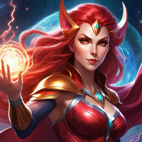 scarlet witch,symetra,goddess of justice,fantasy woman,starfire,sorceress,show off aurora,zodiac sign libra,cassiopeia,minerva,star mother,cg artwork,elza,nova,fire siren,venera,the zodiac sign taurus,wonderwoman,power icon,sterntaler,Illustration,Realistic Fantasy,Realistic Fantasy 01