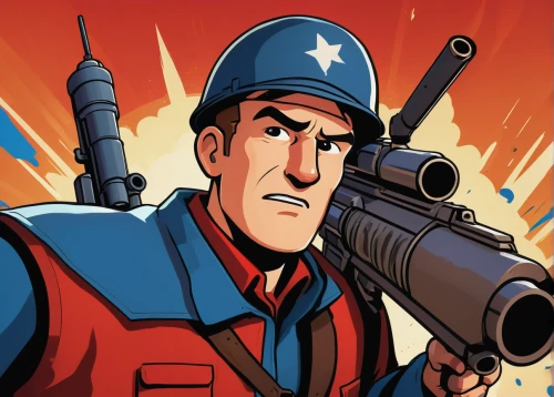 medic,rifleman,shooter game,scout,bullets,marksman,game illustration,steam icon,blue-collar worker,repairman,hero academy,action-adventure game,red army rifleman,socket wrench,android game,troop,gunsmith,battery icon,plumber,mercenary,Illustration,Children,Children 05