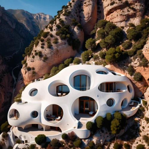 cubic house,futuristic architecture,roof domes,cube house,house in the mountains,honeycomb structure,jewelry（architecture）,house in mountains,dunes house,cube stilt houses,eco hotel,modern architecture,arhitecture,frame house,holiday home,cooling house,bee-dome,futuristic art museum,musical dome,snowhotel,Photography,General,Cinematic