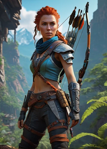 female warrior,huntress,symetra,nora,bow and arrows,mara,male elf,mountain guide,artemis,neottia nidus-avis,piper,witcher,ranger,artemisia,monsoon banner,bows and arrows,celtic queen,gara,vanessa (butterfly),massively multiplayer online role-playing game,Conceptual Art,Sci-Fi,Sci-Fi 07