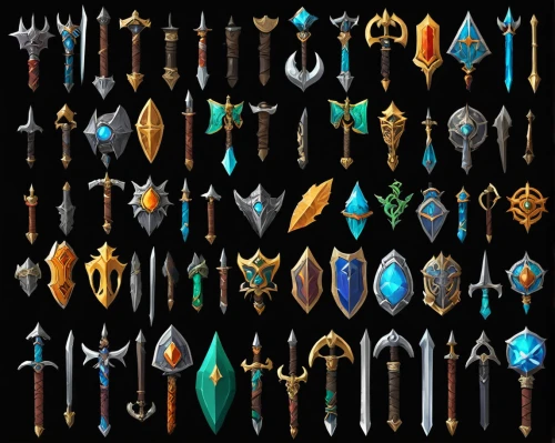 collected game assets,set of icons,decorative arrows,swords,weapons,crown icons,tribal arrows,hand draw vector arrows,icon set,trinkets,quiver,assortment,fairy tale icons,glass items,party icons,social icons,website icons,knight armor,glass signs of the zodiac,inward arrows,Art,Artistic Painting,Artistic Painting 21