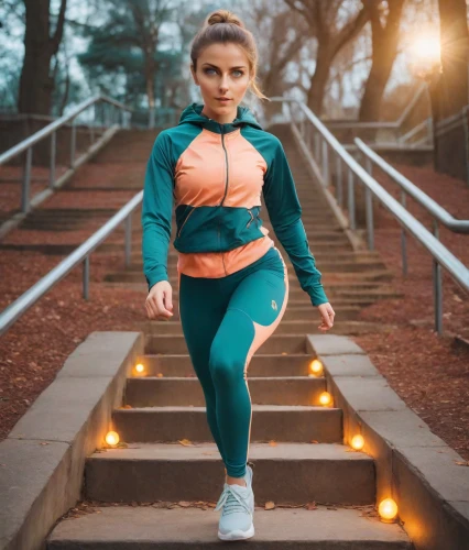female runner,sports girl,sexy athlete,sporty,sports gear,woman free skating,sprint woman,athletic,athlete,sports uniform,teal and orange,greta oto,fitness professional,tracksuit,strong woman,middle-distance running,fitness coach,running,sportswear,runner,Photography,Realistic